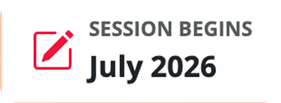 Session Begins July 2026
